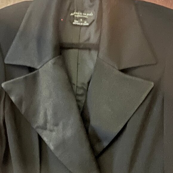 Vintage Alfred Sung Collection Black Double Breasted Blazer - Made in Canada - S - Picture 2 of 9
